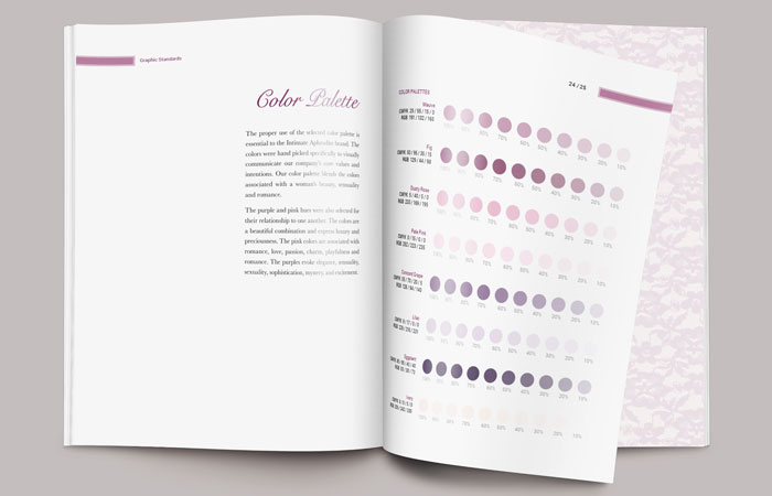 Intimate Aphrodite Manual Colors Page
